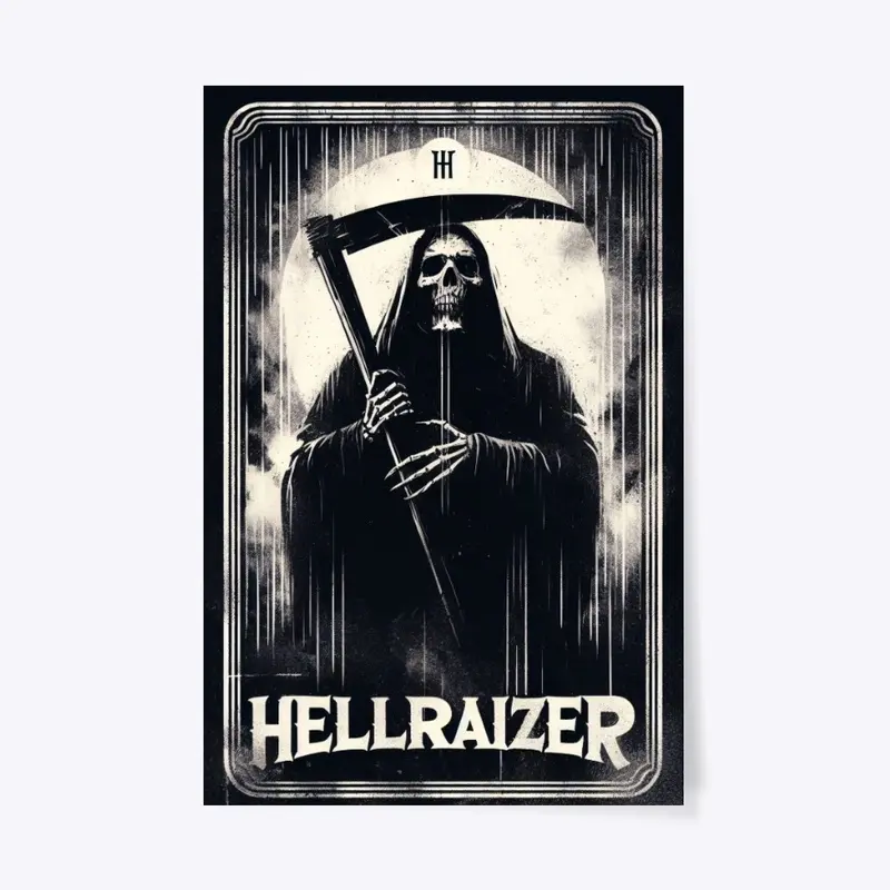 HellRaizer Reaper Tarot Card